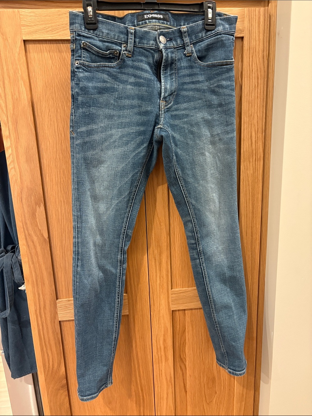 Express Men’s 30x30 Blue Skinny Jeans